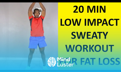 20 Minute Low Impact Sweaty Workout for Fat Loss Burn 200 Calories
