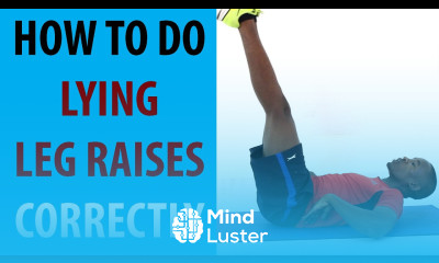 How to Do Lying Leg Raises for Abs Exercise Of The Day 33