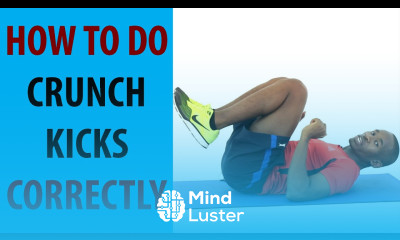 How to Do Crunch Kicks Exercise of The Day 25