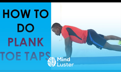 How to Do Plank Toe Taps Exercise of The Day 16