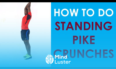 How to Do Standing Pike Crunch Exercise of The Day 12