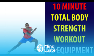 10 Minute Total Body Strength Workout No Equipment Standing Workout