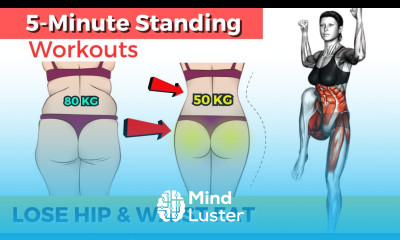 5 Minute Standing HIPS WAIST FAT  Home Workout LOSE BELLY FAT IN 7 DAYS  ANYONE CAN DO IT