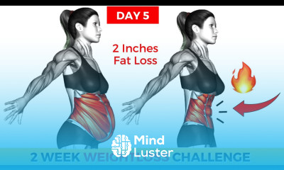 Do This 30 Min STUBBORN BELLY FAT and SLIM WAIST Workout 2 WEEK Weight Loss Challenge DAY 5