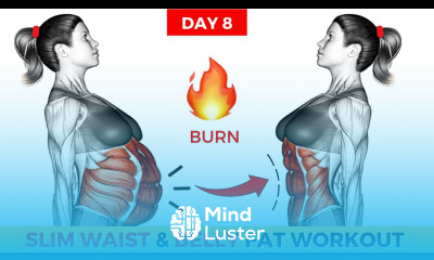 Do This 30 Min STUBBORN BELLY FAT and SLIM WAIST Workout 2 WEEK Weight Loss Challenge DAY 8