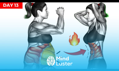 Do This 30 Min STUBBORN BELLY FAT and SLIM WAIST Workout 2 WEEK Weight Loss Challenge DAY 13