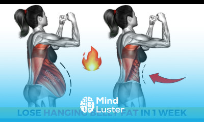 30 min STANDING To Lose Belly Fat TOP 30 Exercises HANGING BELLY FAT EXERCISES  LOSE FAT FASTER