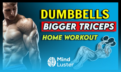 Triceps Dumbbells Workout At Home Triceps Mass Builder