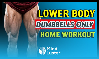 25 Minute Leg Workout With Dumbbells Lower Body Workout At Home