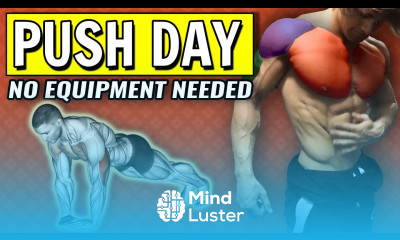 Push Day Body Weight Chest Shoulders Triceps Workout At home No Equipment