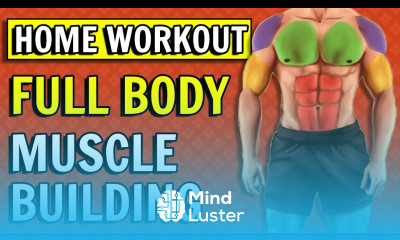 Full Body Home Workout For Muscle Building No Equipment Follow Along