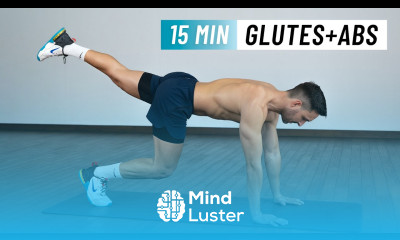 15 MIN GLUTES AND ABS WORKOUT Strengthen Your Core And Booty No Equipment