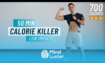 50 MIN CARDIO HIIT WORKOUT LOW IMPACT Full Body No Equipment No Repeats