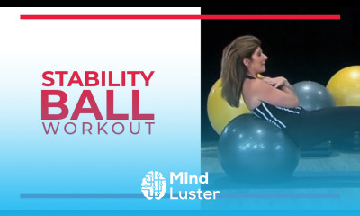 Easy Stability Ball Workout Routine Walk At Home Fitness Videos