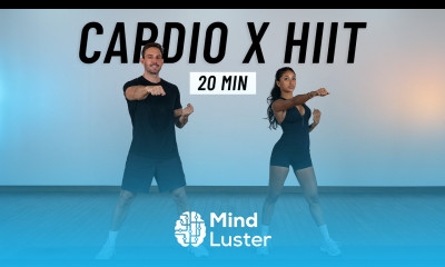 20 MIN CARDIO HIIT WORKOUT ALL STANDING Full Body No Equipment No Repeats