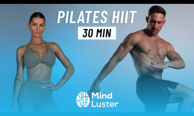 30 Min Full Body Pilates HIIT Workout All Standing Burn 300 Calories No Repeats