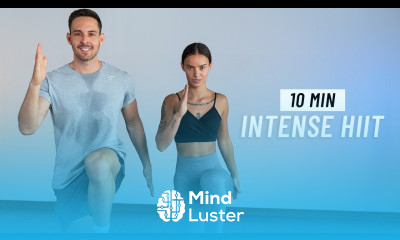 10 Min Intense HIIT Workout For Fat Burn ALL STANDING No Equipment No Repeats