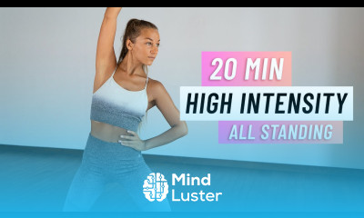 20 MIN FULL BODY HIIT ALL STANDING Fat Burning Home Workout No Equipment