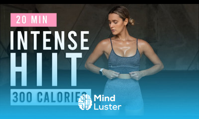 20 Min Intense HIIT Workout For Fat Burn Cardio Burn 300 Calories At Home No Equipment