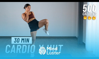 30 MIN CARDIO HIIT WORKOUT Kickboxing Inspired Full Body No Equipment At Home