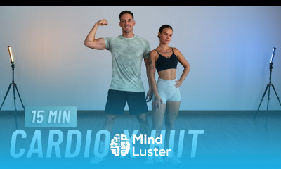 15 MIN CARDIO HIIT WORKOUT ALL STANDING Full Body No Equipment No Repeats