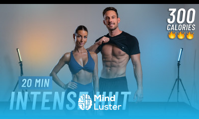 20 Min Intense HIIT Workout Full Body No Equipment At Home