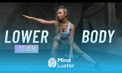 20 MIN TONED LEGS ROUND BOOTY Lower Body Workout With Dumbbells At Home