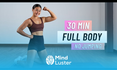 30 MIN FULL BODY WORKOUT AT HOME No Equipment No Jumping