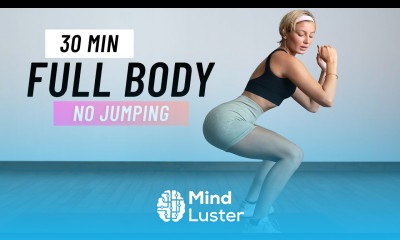 30 MIN FULL BODY HIIT No Jumping Cardio Workout Low Impact No Equipment No repeat