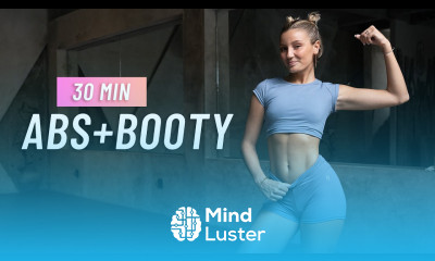 30 MIN ABS BOOTY Round Butt and Flat Belly Workout