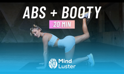 20 MIN ABS BOOTY WORKOUT At Home No Equipment