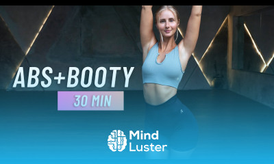 30 MIN ABS BOOTY No Equipment Workout for a Flat Belly Round Glutes