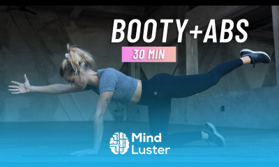 30 MIN BOOTY ABS Workout No Equipment No Repeat