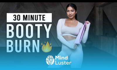 30 MIN BOOTY BURN Glute Workout With Resistance Band At Home
