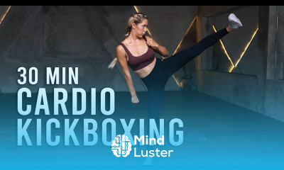 Fat Burning Cardio Kickboxing Workout 30 Min Full Body Cardio No Equipment