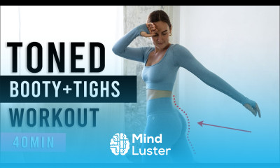 40 MIN BOOTY THIGH WORKOUT Tone Your Thighs And Build Your Booty At Home Pilates