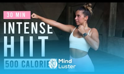30 Min Intense HIIT Workout For Fat Burn Cardio Burn 500 Calories At Home No Equipment