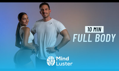 10 Min Full Body Workout Fat Burn Strength No Equipment No Jumping