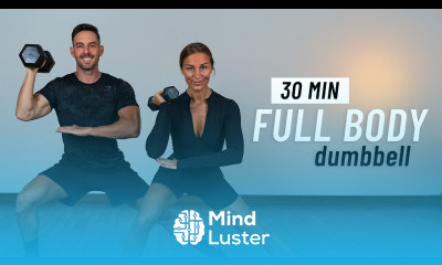 30 MIN FULL BODY DUMBBELL Workout Strength Training With Weights At Home