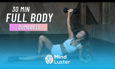 30 MIN FULL BODY DUMBBELL Workout Build Strength Sculpt At Home