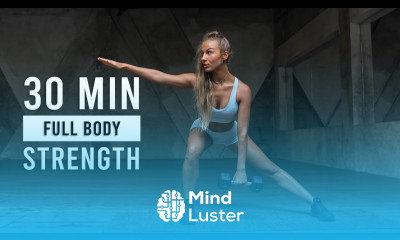 30 Min Full Body Strength Workout With Weights No Jumping Home Workout