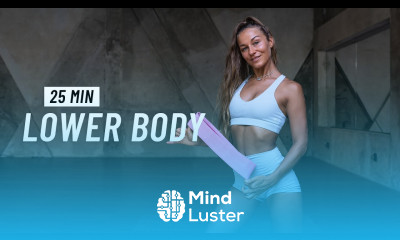 25 MIN LEG BUTT THIGH WORKOUT With Resistance Band Intense