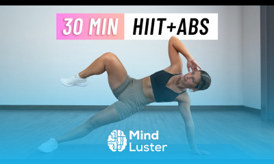 30 MIN CARDIO HIIT ABS Workout Belly Fat Burn Slim Waist At Home No Equipment