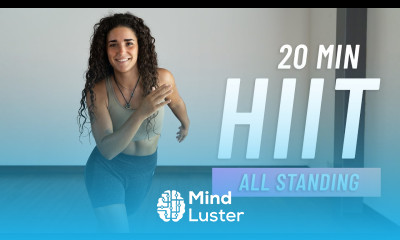 20 MIN INTENSE ALL STANDING HIIT Workout No Equipment No Repeat