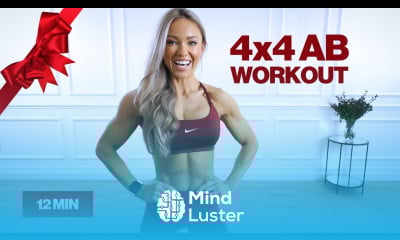 12 Minute 4x4 Abs Workout at Home No Equipment Caroline Girvan