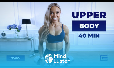 40 MINUTE UPPER BODY WORKOUT Arms Shoulders Chest Back Complex Series Day 2