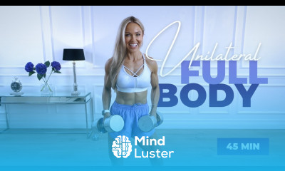 UNILATERAL Full Body Workout at Home with Dumbbells Caroline Girvan