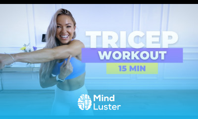 15 MIN TRICEP WORKOUT with Dumbbells No Repeat Caroline Girvan