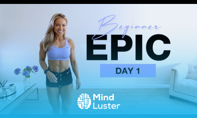 DAY 1 of Beginner EPIC No Equipment Lower Body Workout
