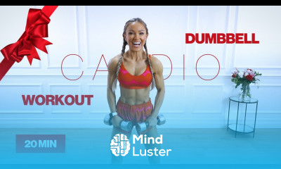 20 Minute SWEATY Dumbbell Cardio Workout Full Body at Home